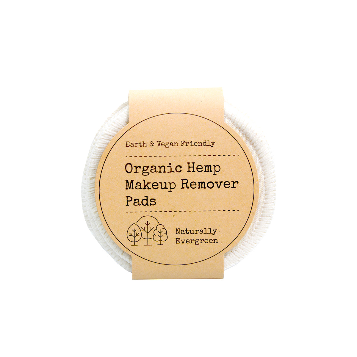 Organic hemp makeup remover pads