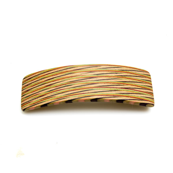 Wooden hair clip (multicoloured)