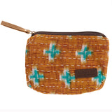 Sari kantha pouch (small)