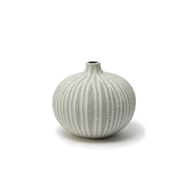 Bari vase (stone stripe, grey)