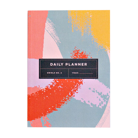 Daily planner book (Swirls)