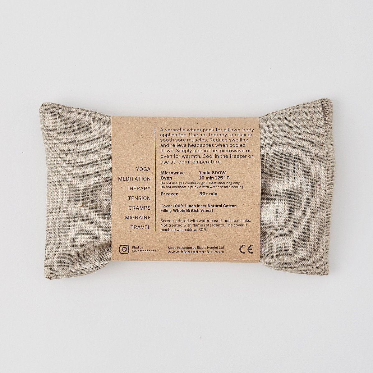 Linen eye pillow natural