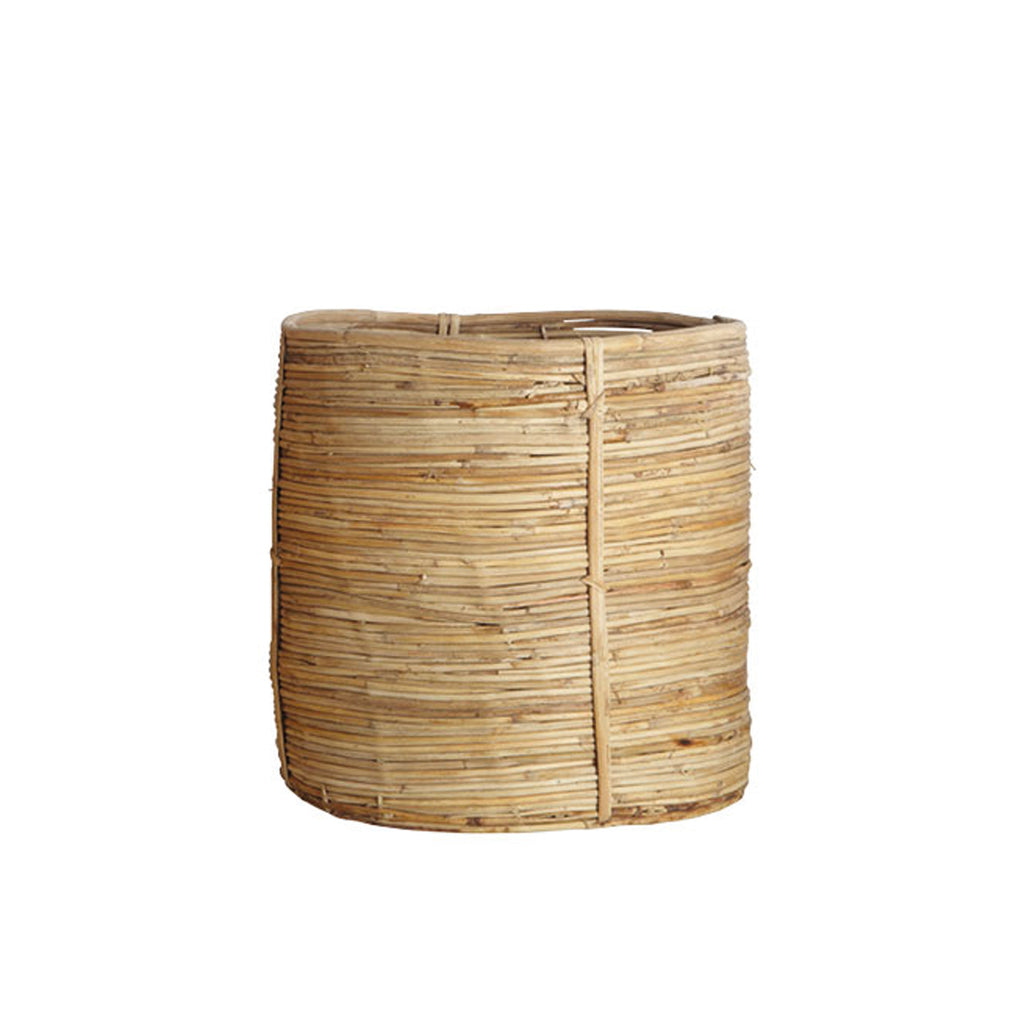 Rattan planter basket