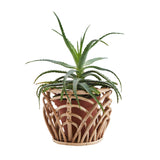 Bamboo plant pot holder